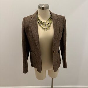 Wool Brown Women's Blazer
